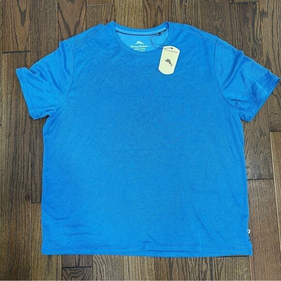 Tommy Bahama Men's XXXL TG Blue Performance Wicking UPF30 Beach Poly T-Shir - Picture 5 of 7
